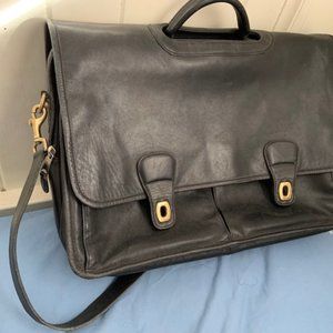 Coach leather laptop bag/briefcase